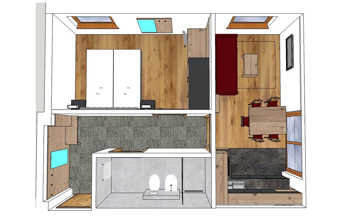 Sketch apartment 3