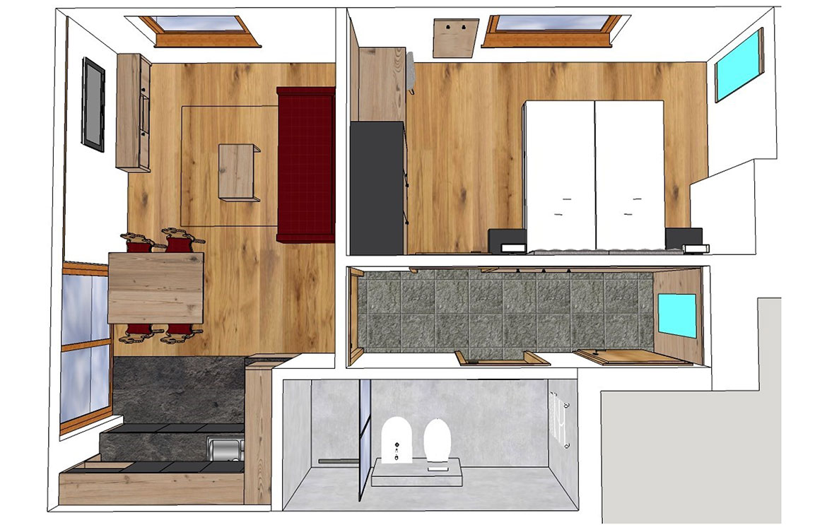 Sketch apartment 4