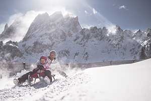 Sledging in San Candido